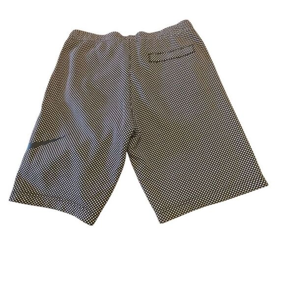 Nike Sportswear Mens Black Polka Dot Drawstring Athletic Sweat Shorts Medium - Picture 4 of 5